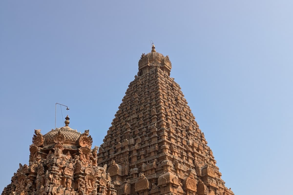 The Brihadisvara Temple in Thanjavur